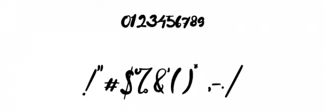 DiallovaFest Font OTHER CHARS