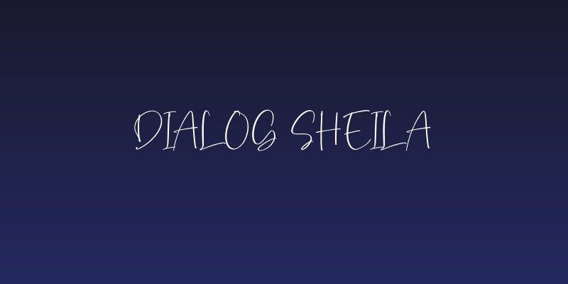 Dialog Sheila Social Header