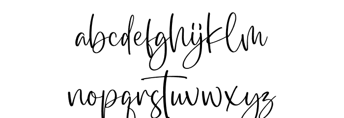 Dialog Sheila Font LOWERCASE