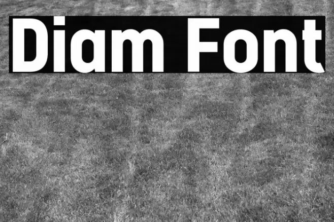 Diam Font examples