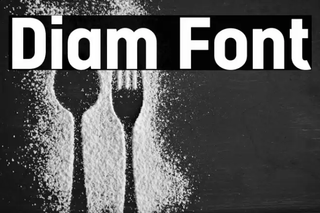 Diam Font examples