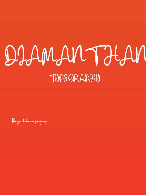Diamant handwriting Poster