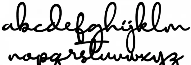Diamant handwriting फ़ॉन्ट लोअरकेस
