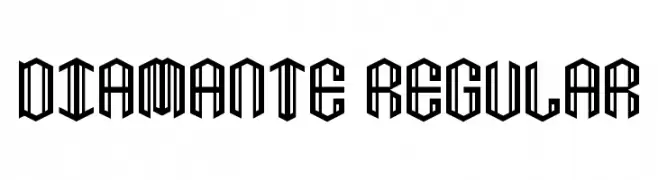 Diamante Regular  Frei Schriftart Herunterladen
