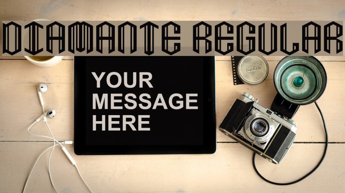 Diamante Regular Example 2