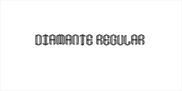 Diamante Regular Logo