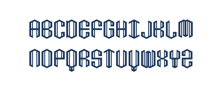 Diamante Regular Lowercase