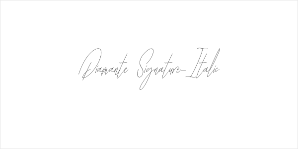 Diamante Signature_Italic Logo