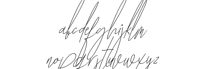 Diamante Signature_Italic Font LOWERCASE