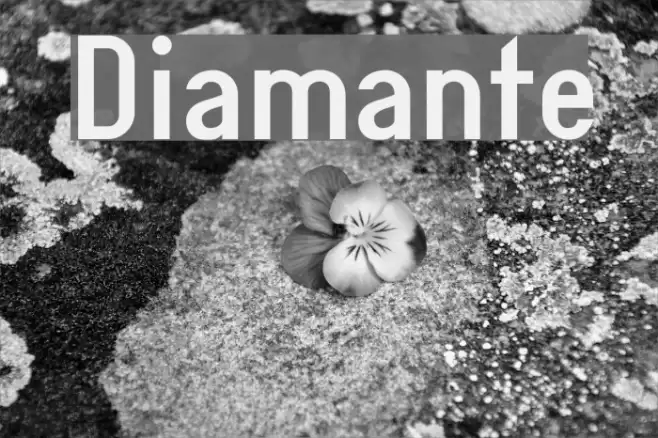 Diamante Font examples