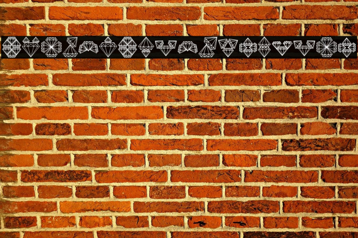 Diamond Blocks Regular Font examples