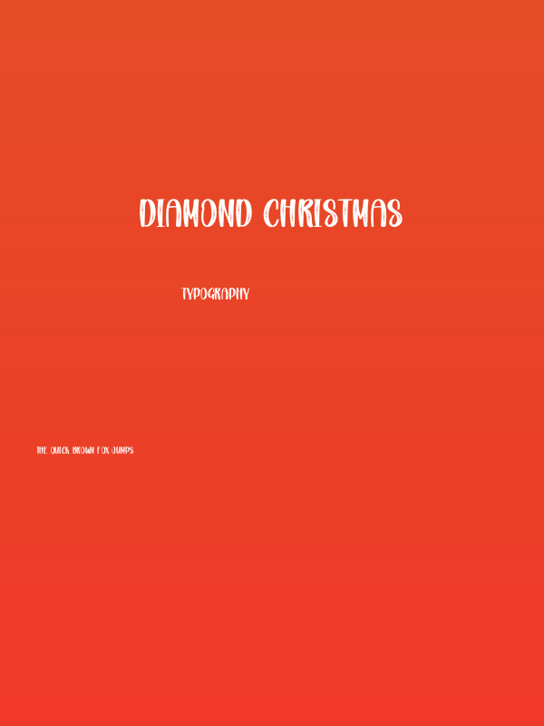 Diamond Christmas Poster
