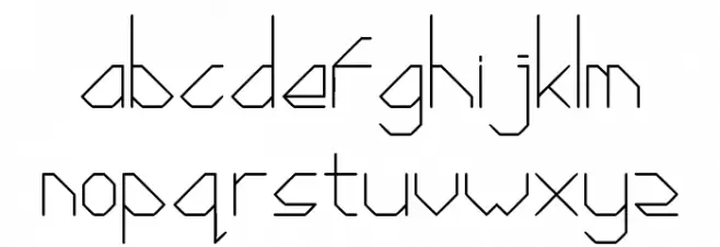 Diamond Cut Font Litere mari