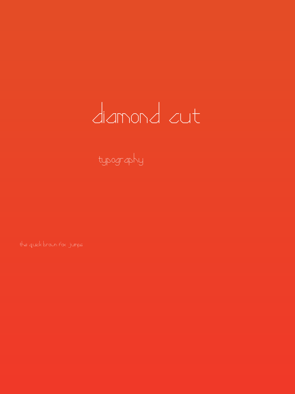 Diamond Cut Poster