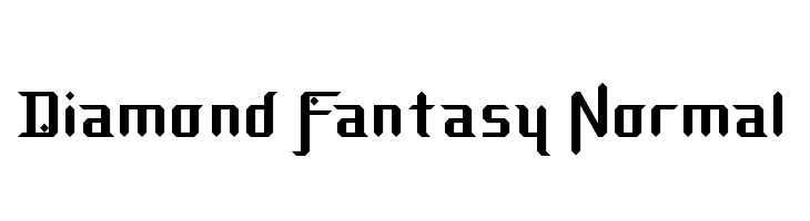 Diamond Fantasy Normal  Frei Schriftart Herunterladen