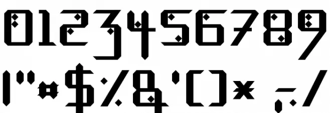 Diamond Fantasy Normal 字体 其它煤焦