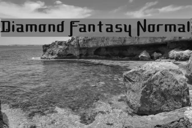 Diamond Fantasy Normal 字体 examples