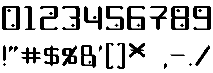 Diamond Fantasy Font OTHER CHARS