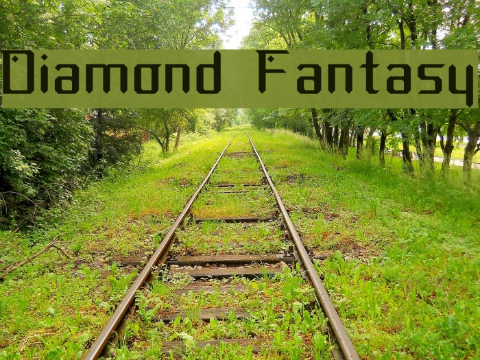 Diamond Fantasy Font examples