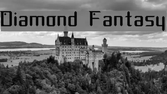 Diamond Fantasy Шрифта examples