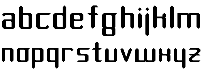 Diamond Fantasy Font LOWERCASE
