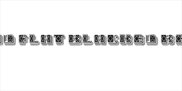 Diamond Flat Blacked Regular Logo