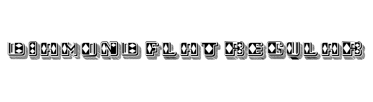 Diamond Flat Regular  font caratteri gratis