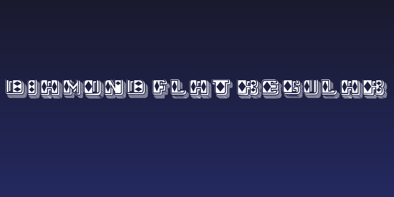 Diamond Flat Regular Social Header