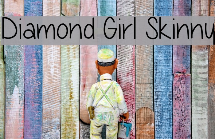 Diamond Girl Skinny Font examples