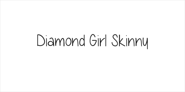Diamond Girl Skinny Logo