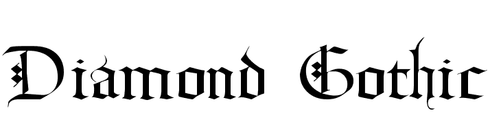 Diamond Gothic Font