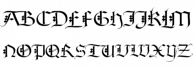 Diamond Gothic フォント 大文字