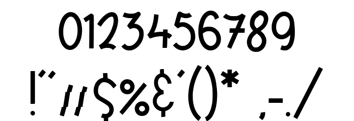 Diamond Midnight Font OTHER CHARS