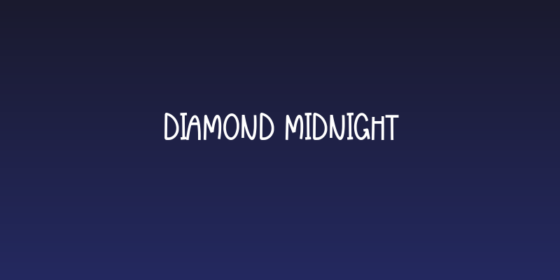Diamond Midnight Social Header