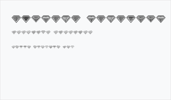 Diamond Monogram Regular Business Card