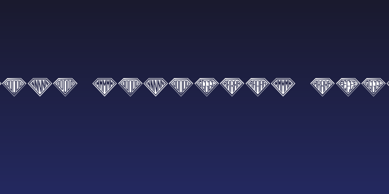 Diamond Monogram Regular Social Header
