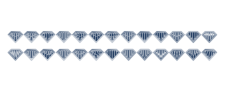 Diamond Monogram Regular Lowercase