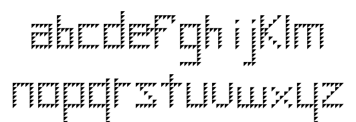 Diamond Regular Font LOWERCASE