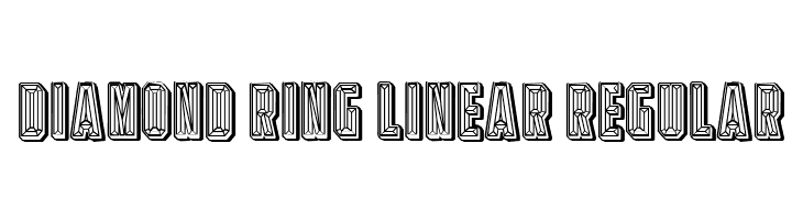 Diamond Ring Linear Regular フォント