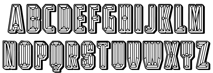 Diamond Ring Linear Regular Font LOWERCASE