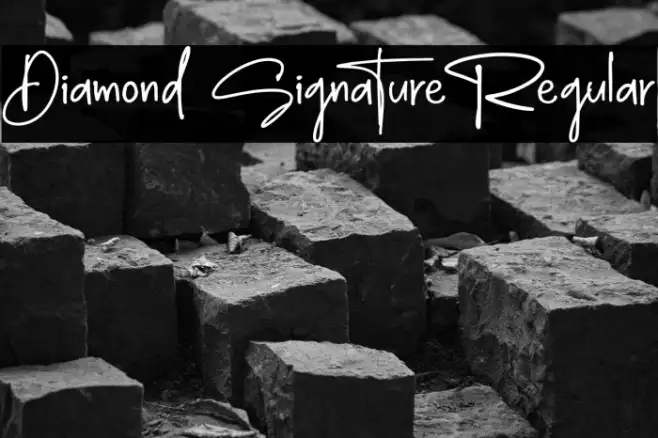 Diamond Signature Regular Example 3