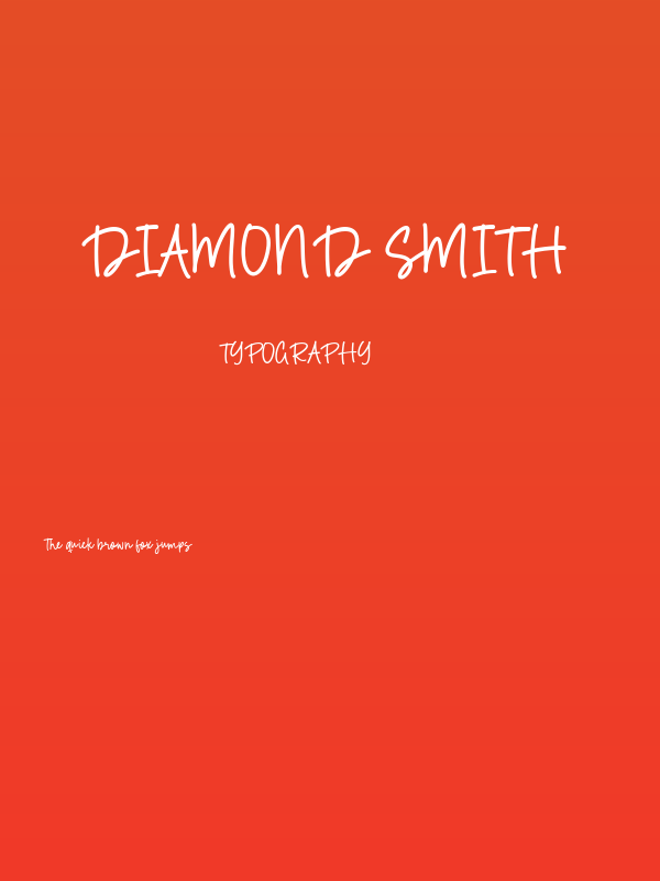 Diamond Smith Poster