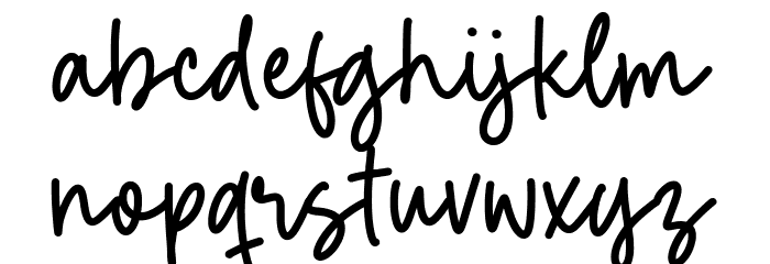 Diamond Smith Font LOWERCASE
