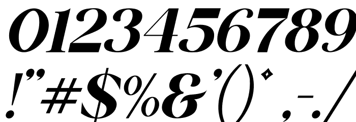 Diamond Sparkling Italic Font OTHER CHARS