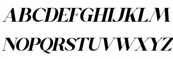 Diamond Sparkling Italic Schriftart Groß