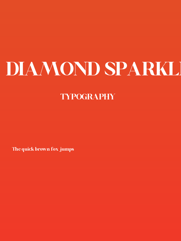 Diamond Sparkling Poster