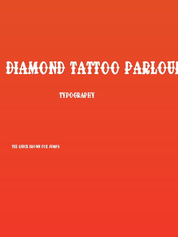 Diamond Tattoo Parlour Poster