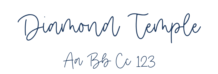 Diamond Temple Font Preview