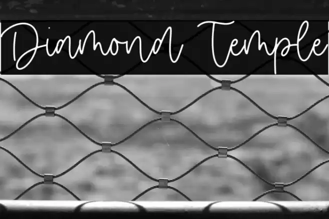 Diamond Temple Caratteri examples