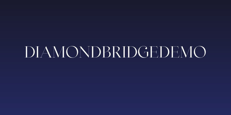 DiamondBridgeDEMO Social Header